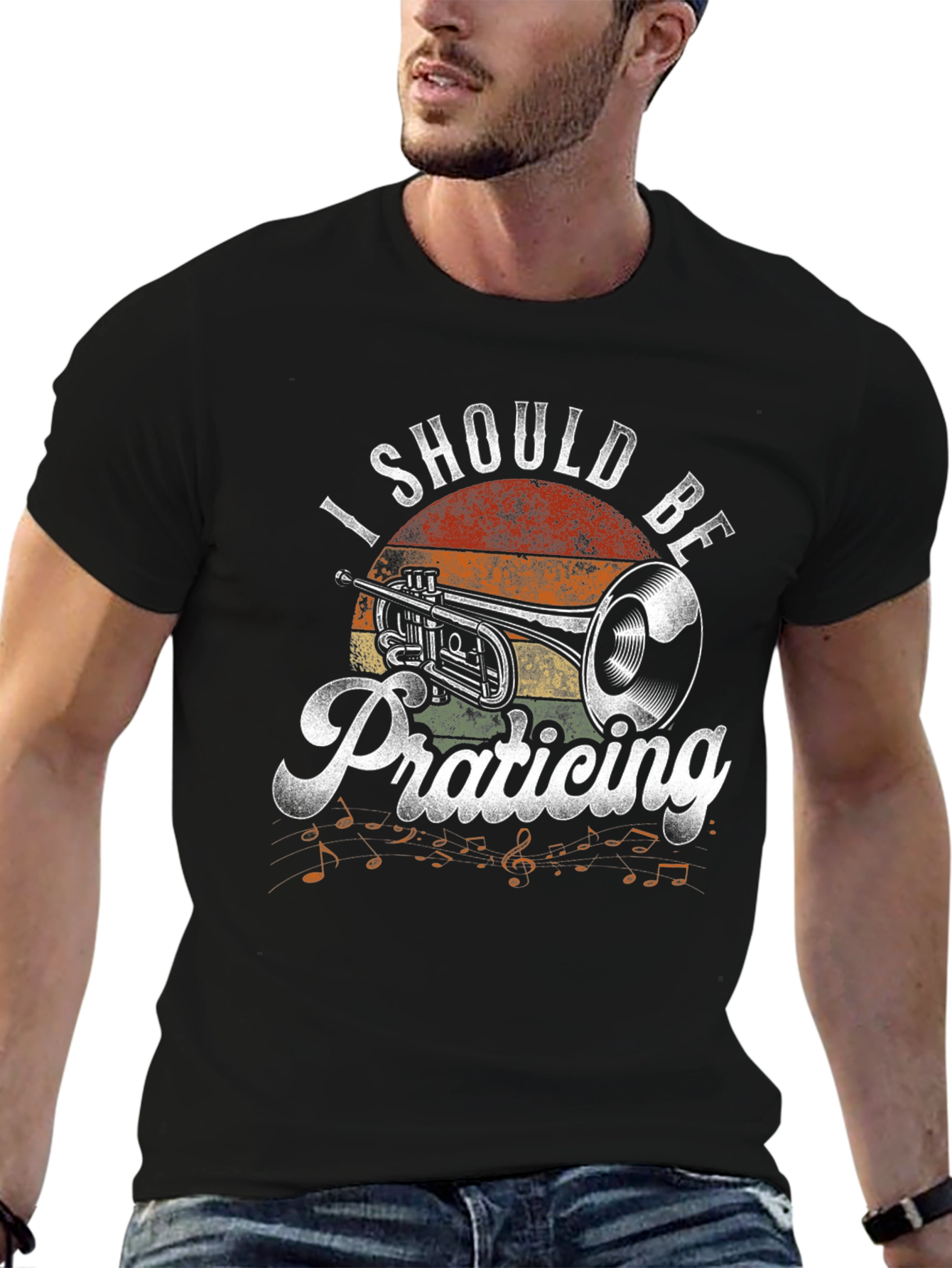 I Should Be Practicing T-Shirt - Musician Gift