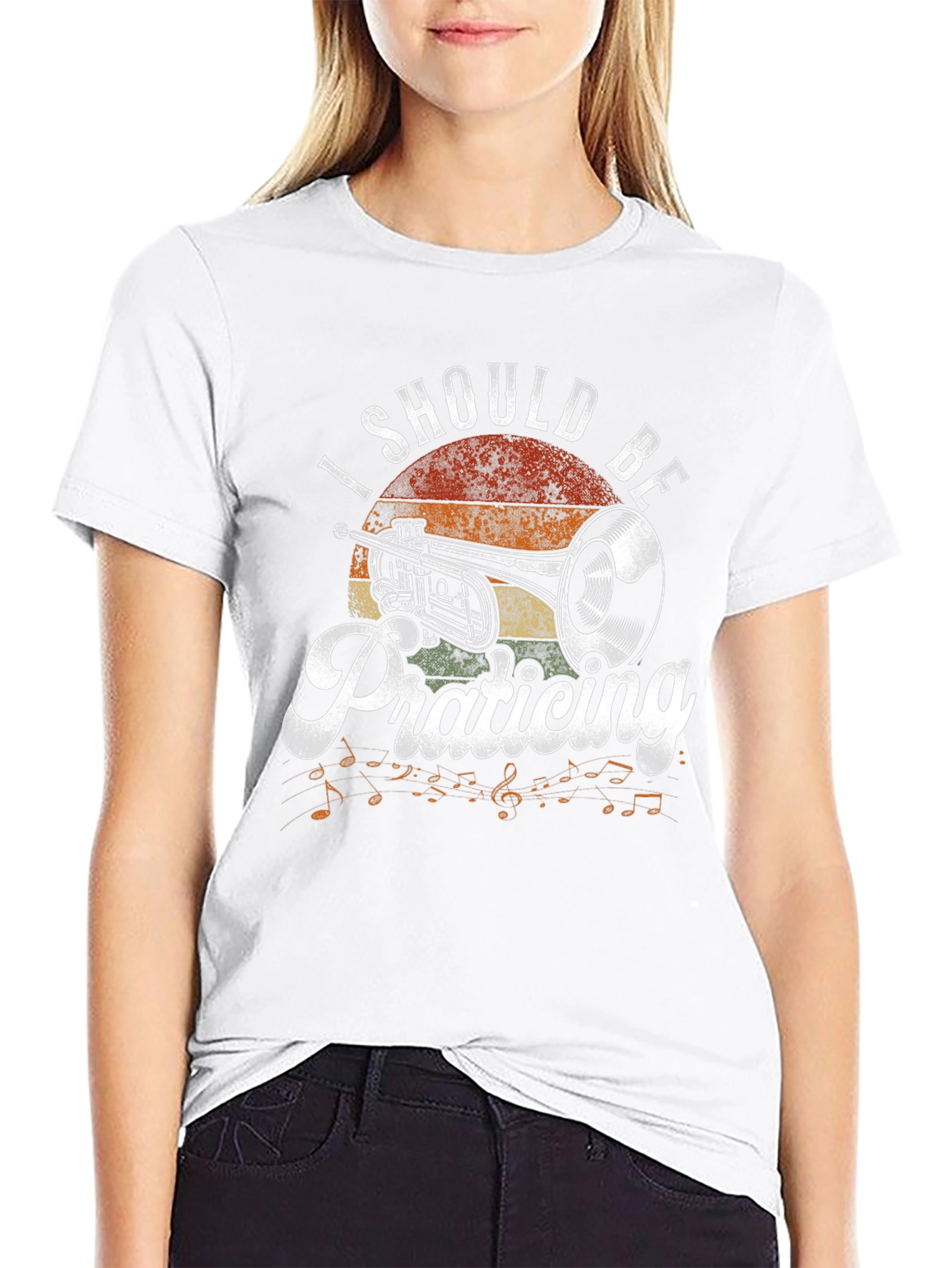 I Should Be Practicing T-Shirt - Musician Gift