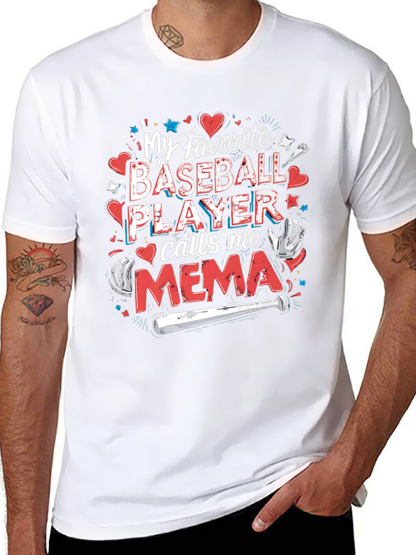 Baseball MEMA T-Shirt - Favorite Player