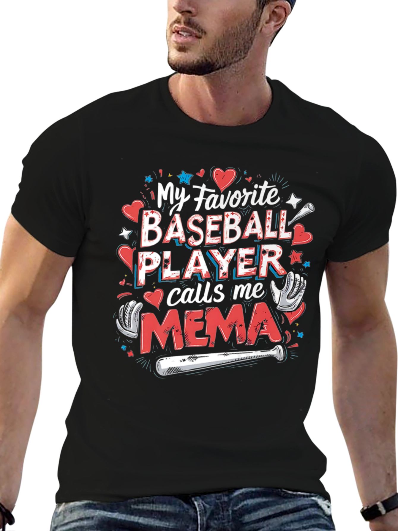 Baseball MEMA T-Shirt - Favorite Player
