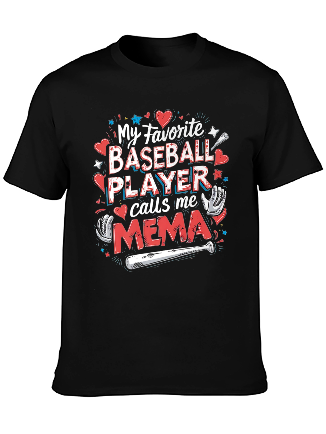 Baseball MEMA T-Shirt - Favorite Player