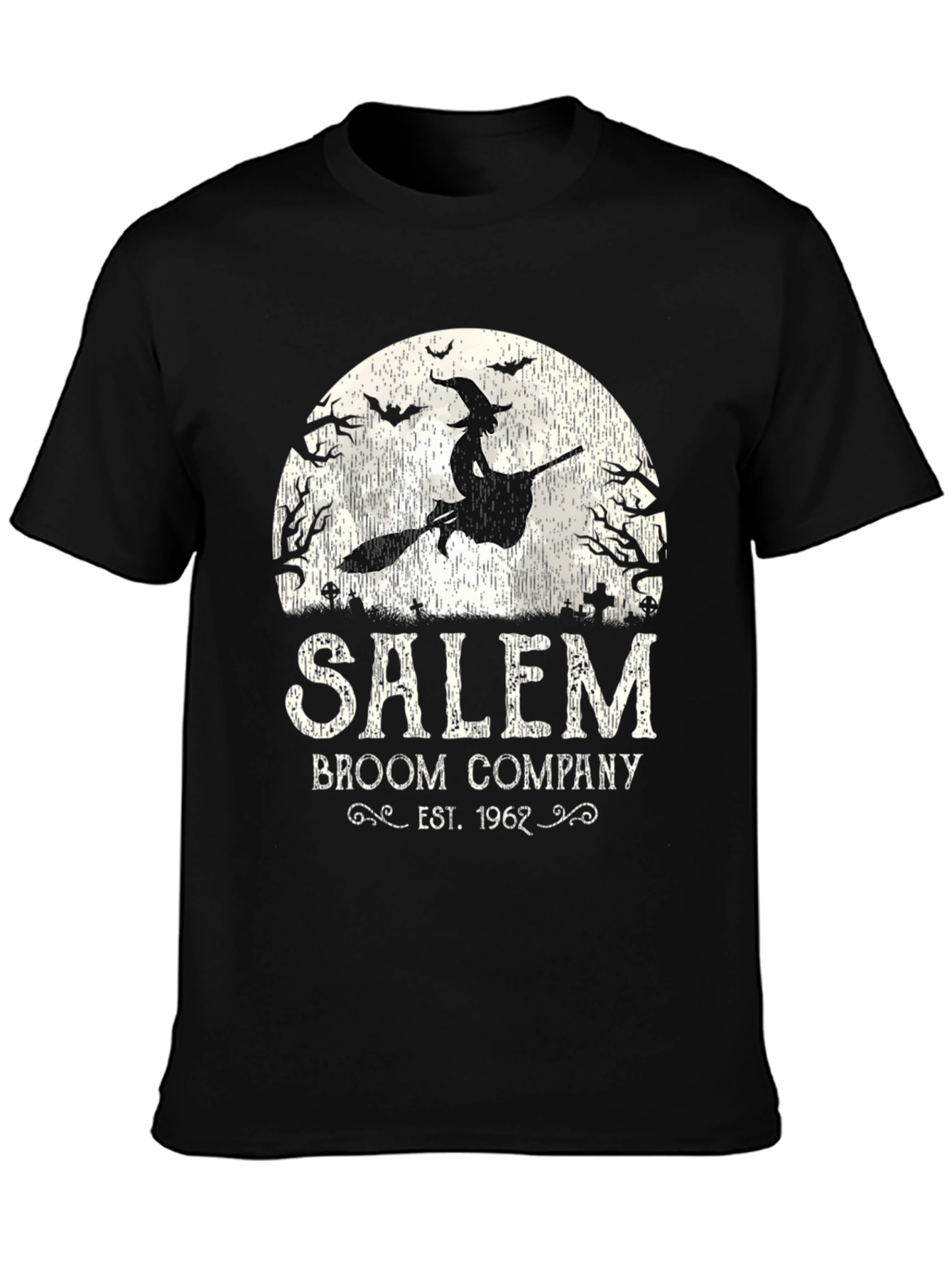 Salem Broom Co. T-Shirt - Halloween Witch Tee