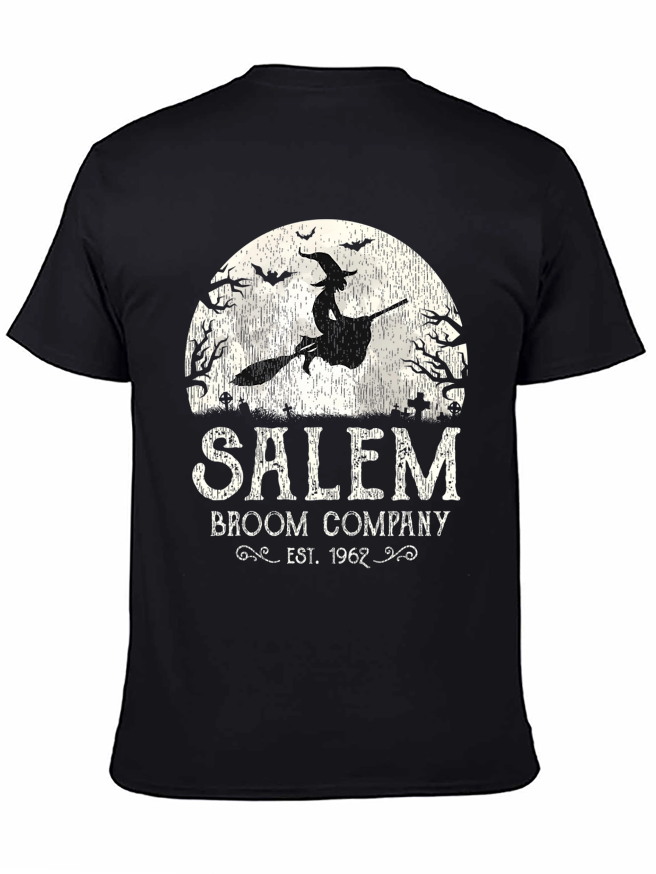 Salem Broom Co. T-Shirt - Halloween Witch Tee