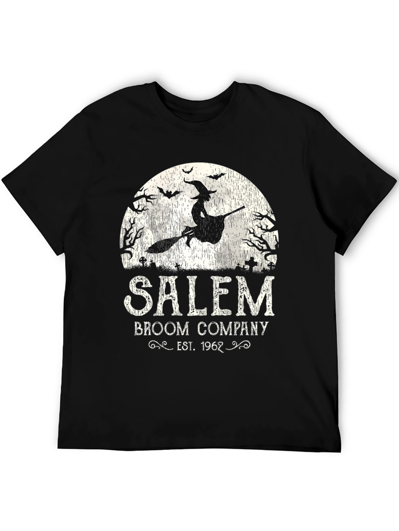 Salem Broom Co. T-Shirt - Halloween Witch Tee