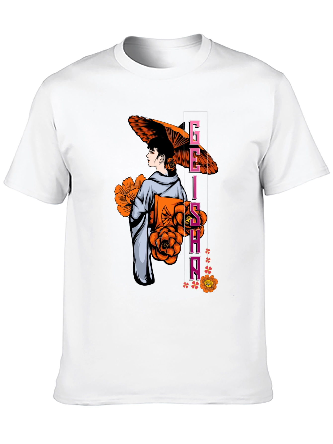 Geisha Graphic T-Shirt - Black
