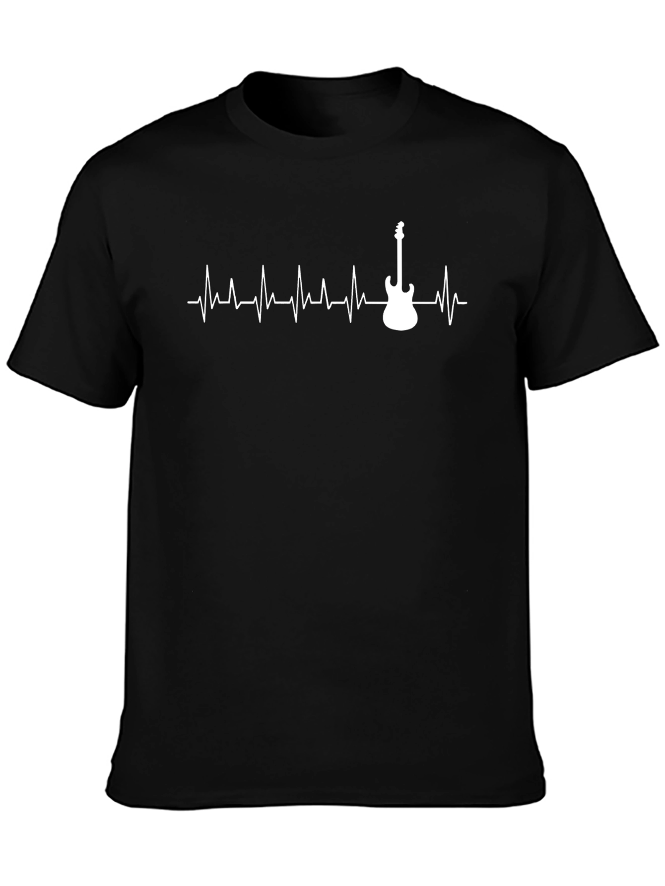 Guitar Heartbeat T-Shirt - Musicians Pulse