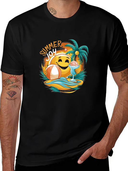 Summer Joy Graphic Tee - Beach Vibes T-Shirt