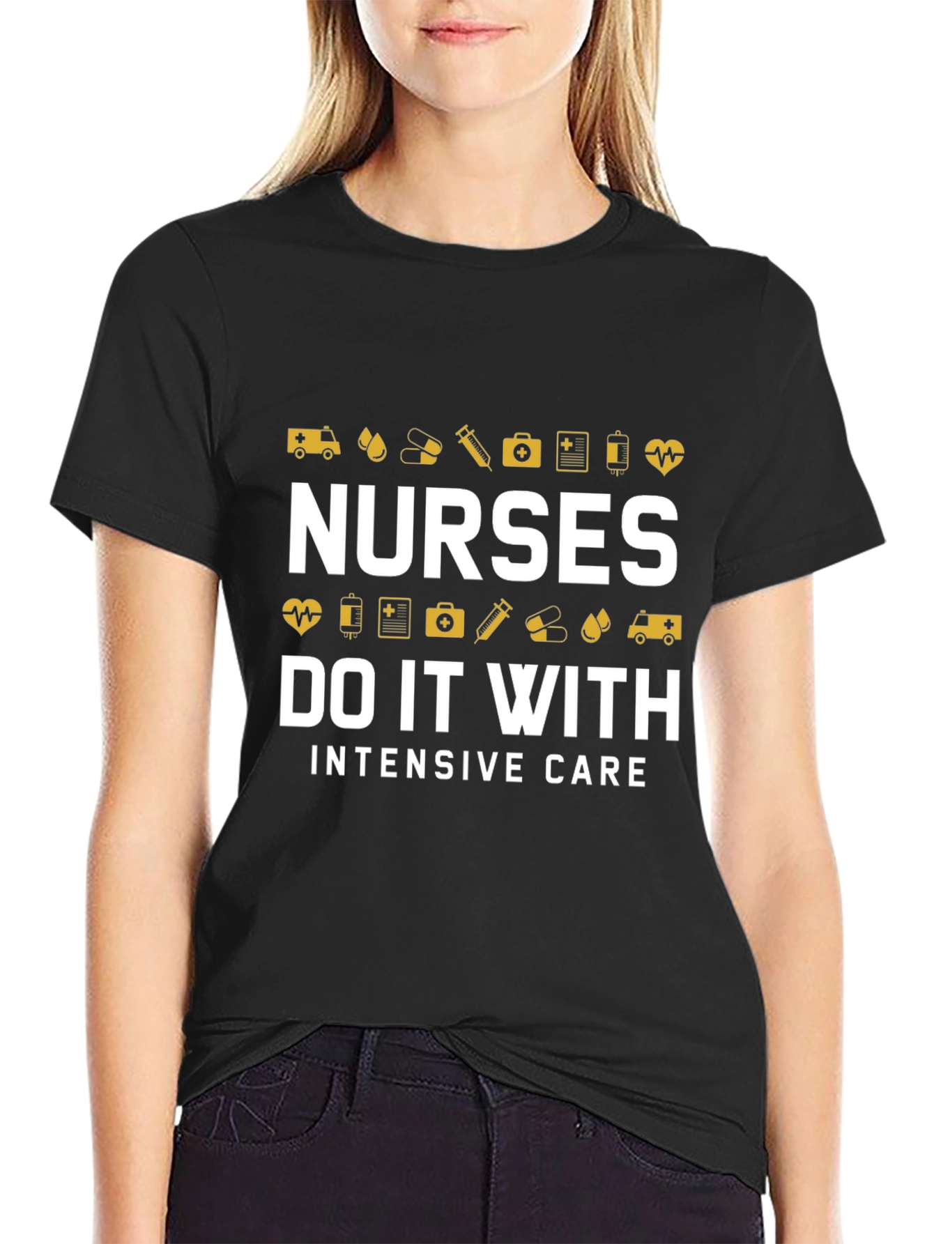 Nurses Intensive Care Graphic T-Shirt