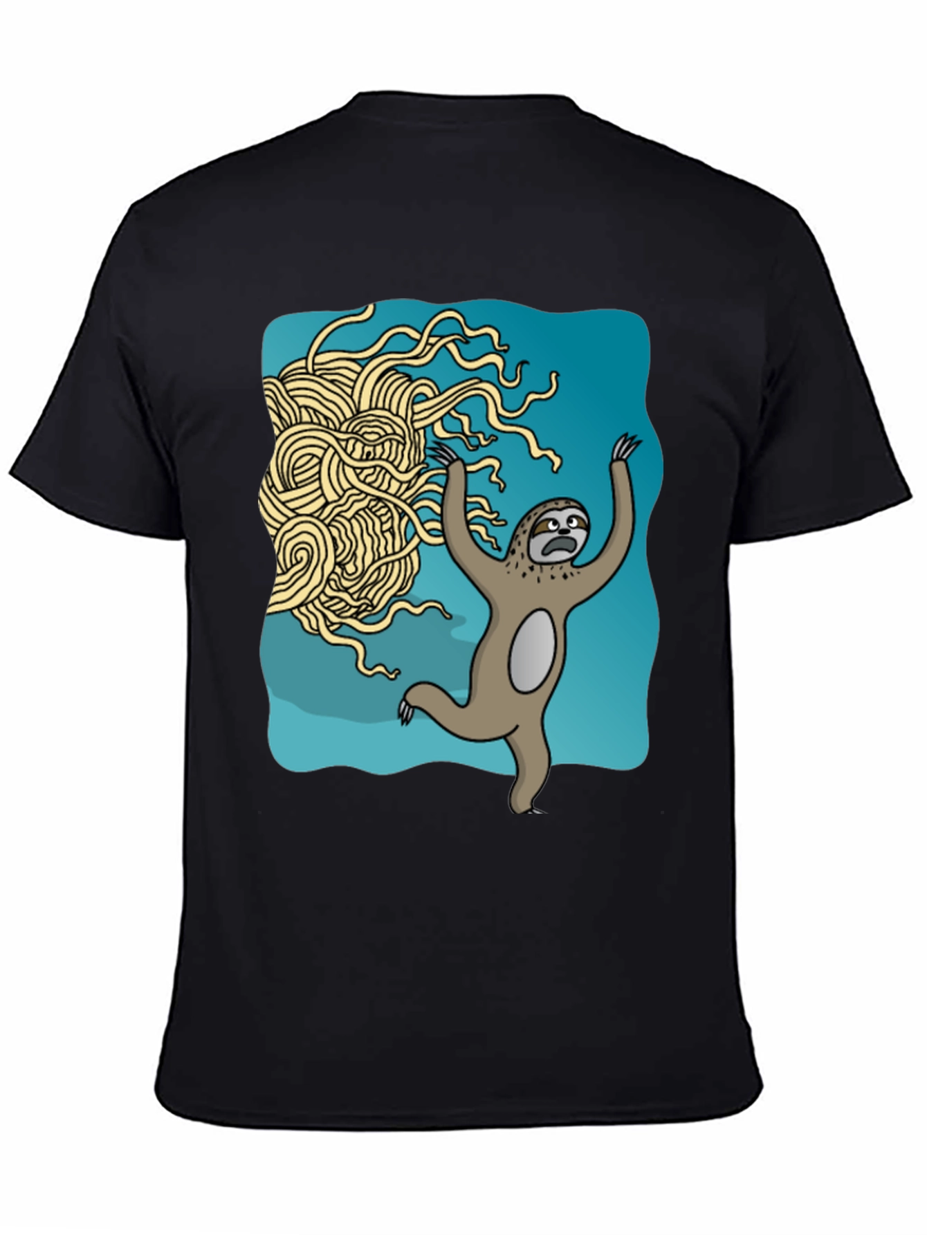 Sloth vs. Flying Spaghetti Monster T-Shirt