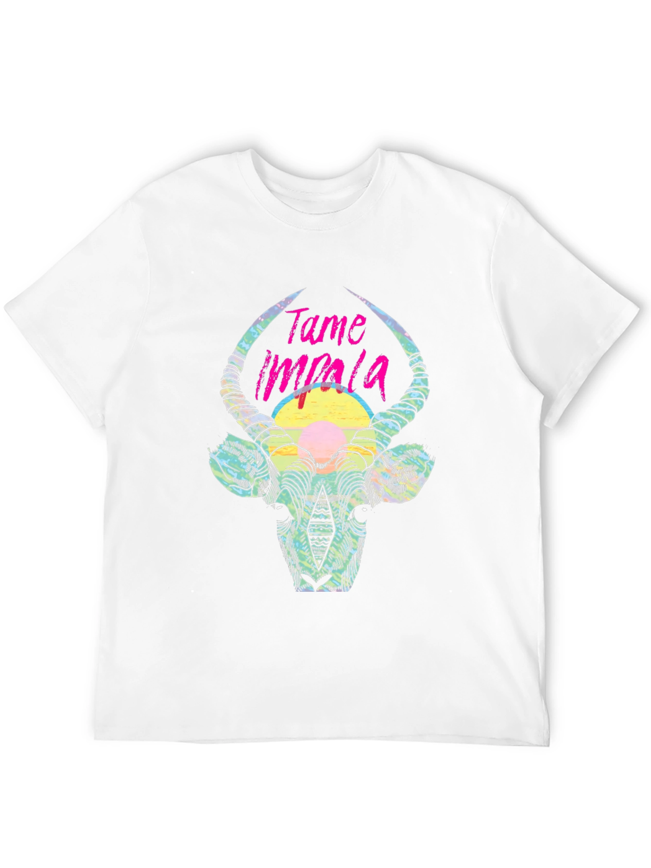 Tame Impala Graphic Tee - Mens Black Cotton T-Shirt