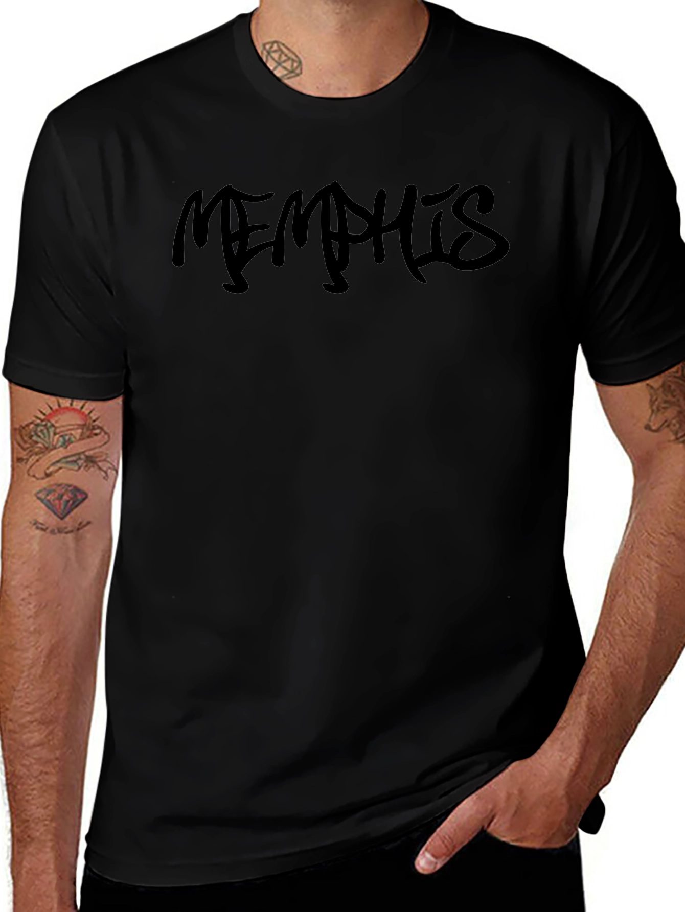 Memphis Graphic Tee - Stylish Streetwear Cotton T-Shirt