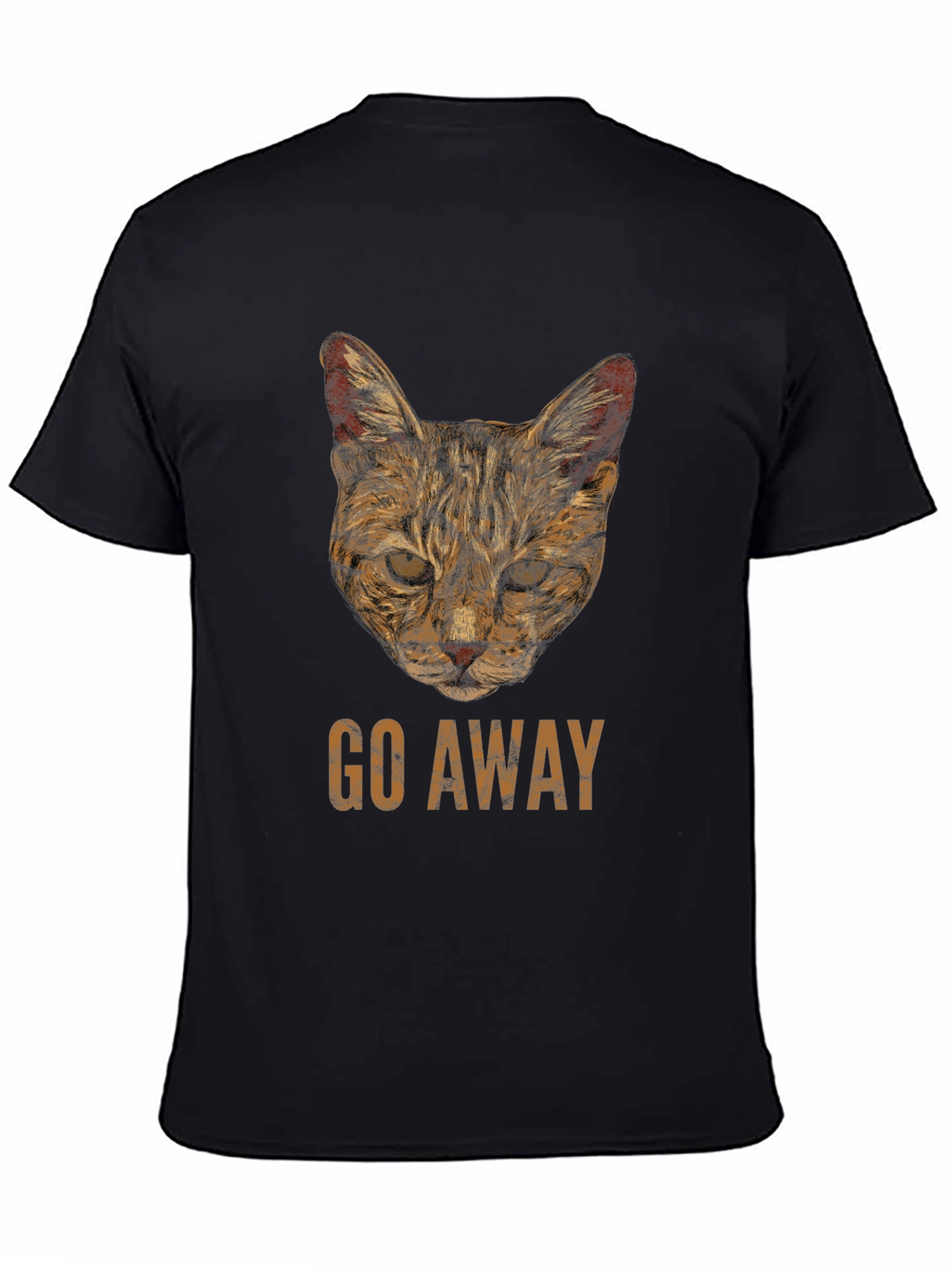 Go Away Cat Graphic Tee
