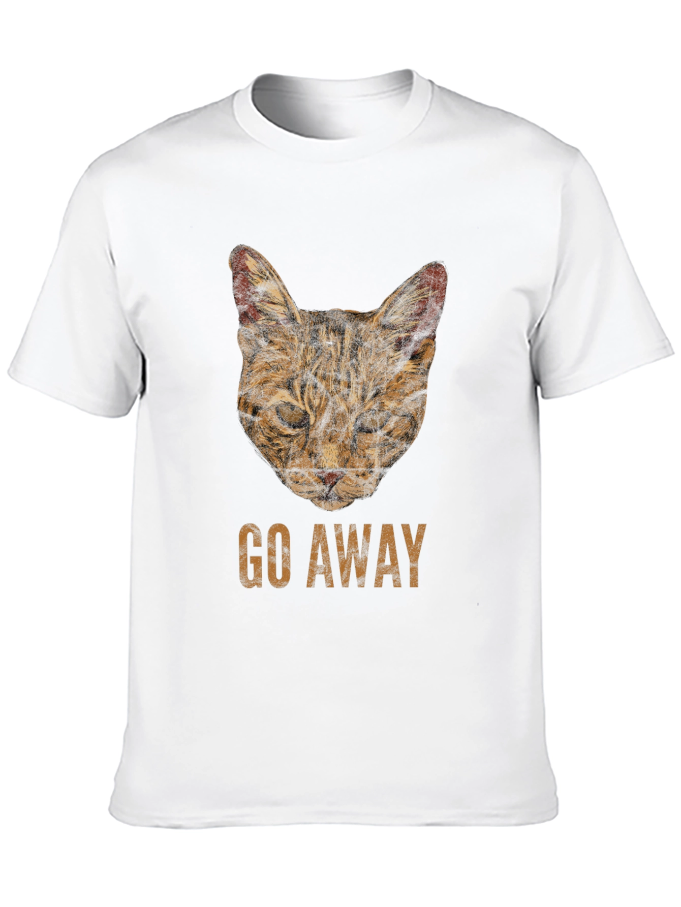 Go Away Cat Graphic Tee