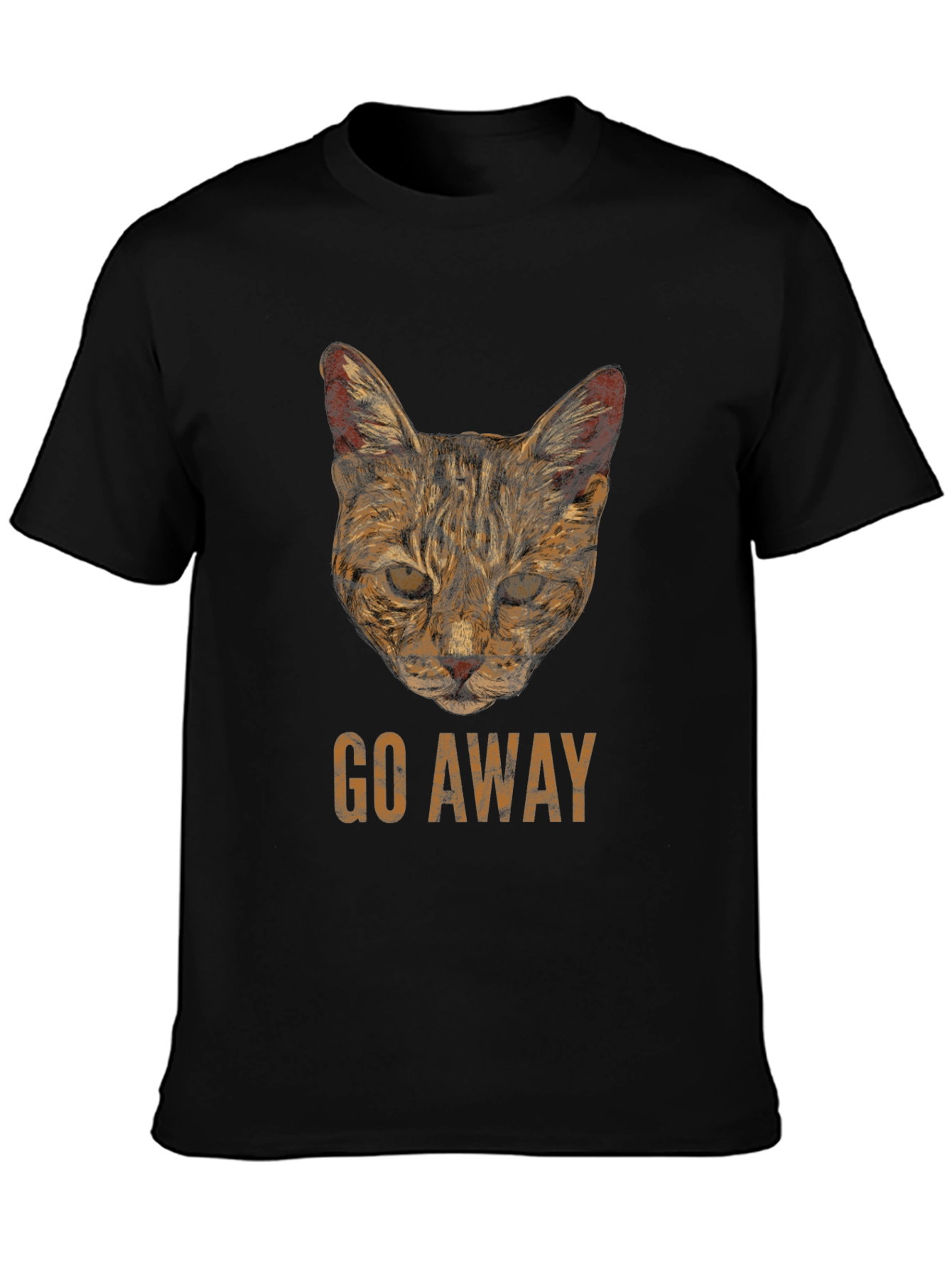 Go Away Cat Graphic Tee