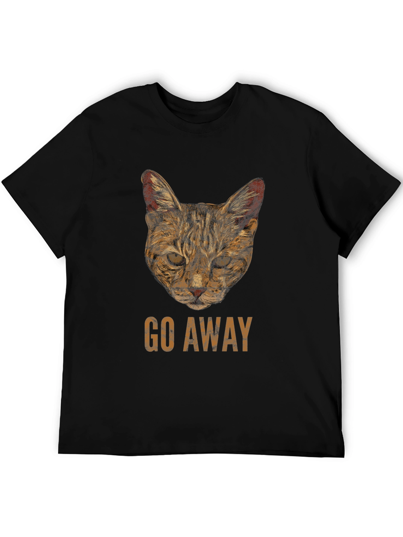 Go Away Cat Graphic Tee
