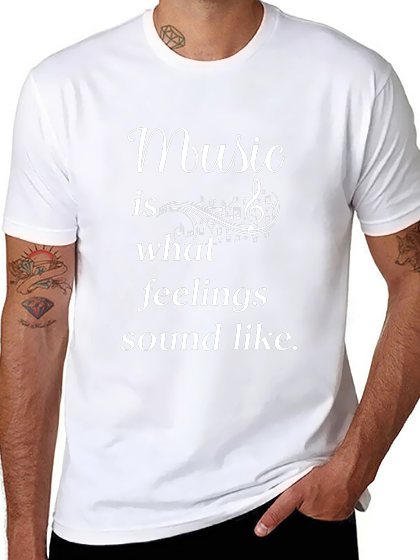 Music is What Feelings Sound Like T-Shirt