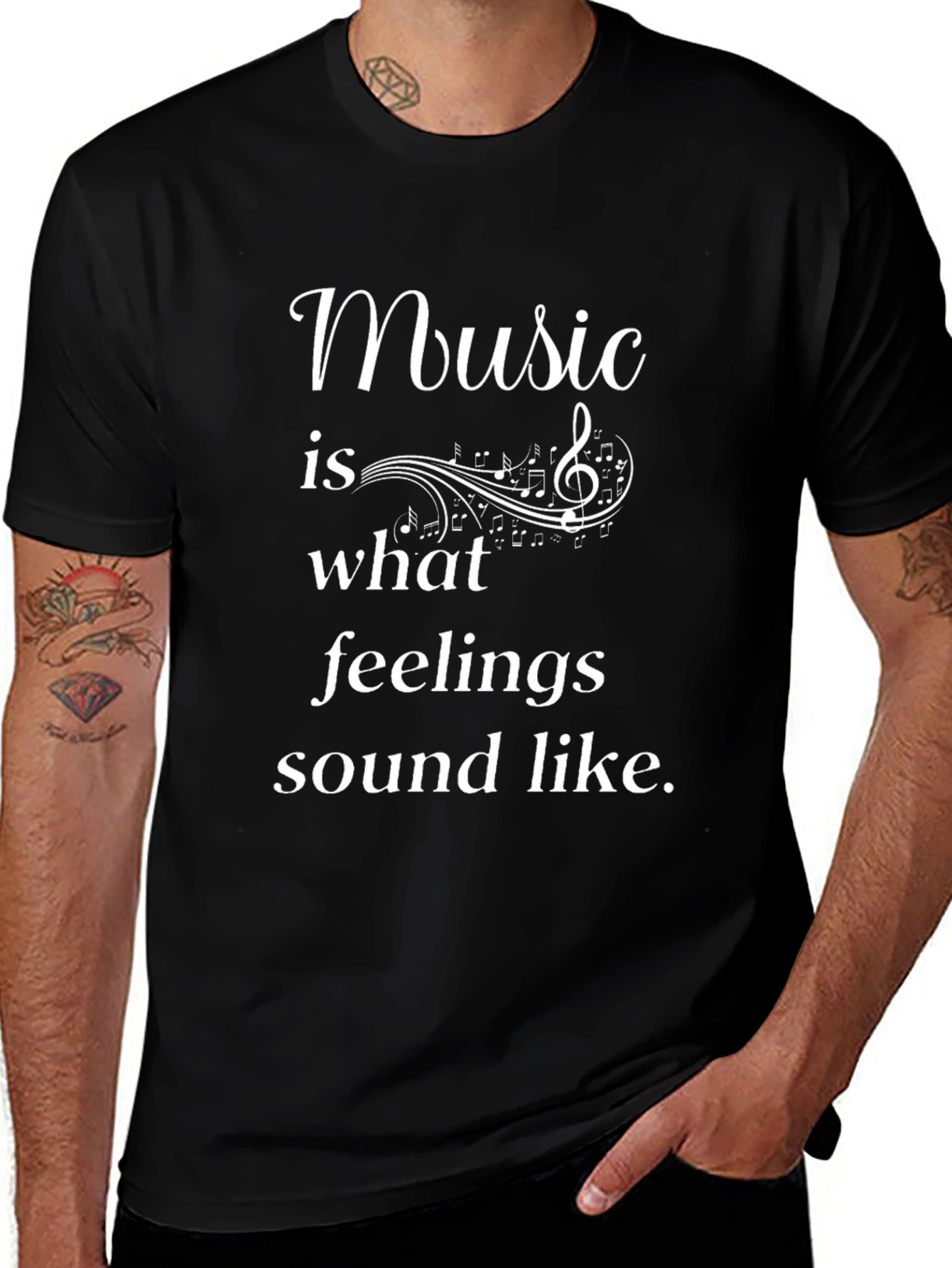 Music is What Feelings Sound Like T-Shirt