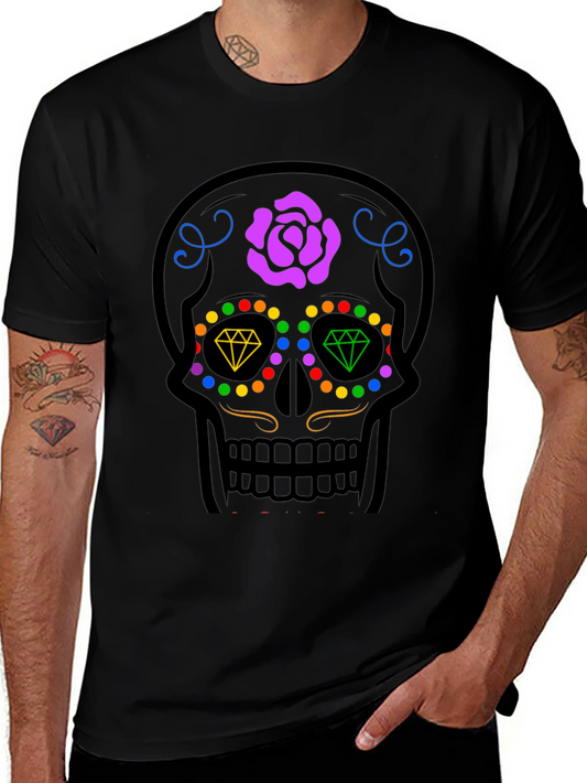 Sugar Skull Graphic Tee - Day of the Dead
