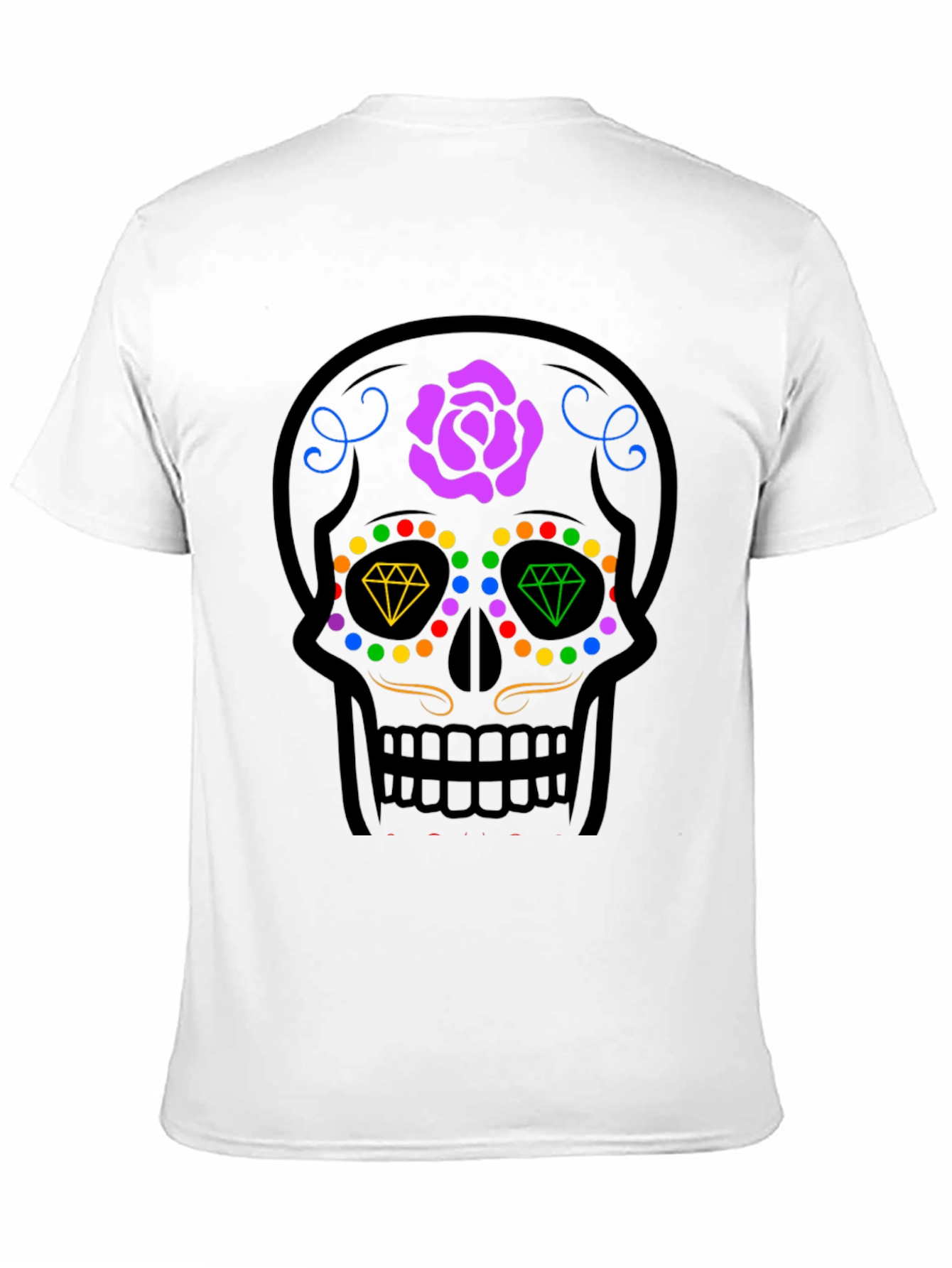 Sugar Skull Graphic Tee - Day of the Dead