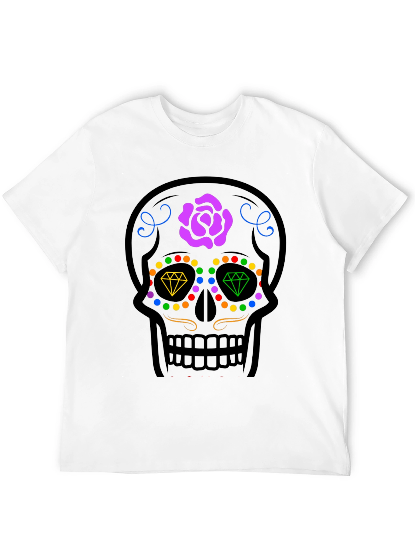 Sugar Skull Graphic Tee - Day of the Dead