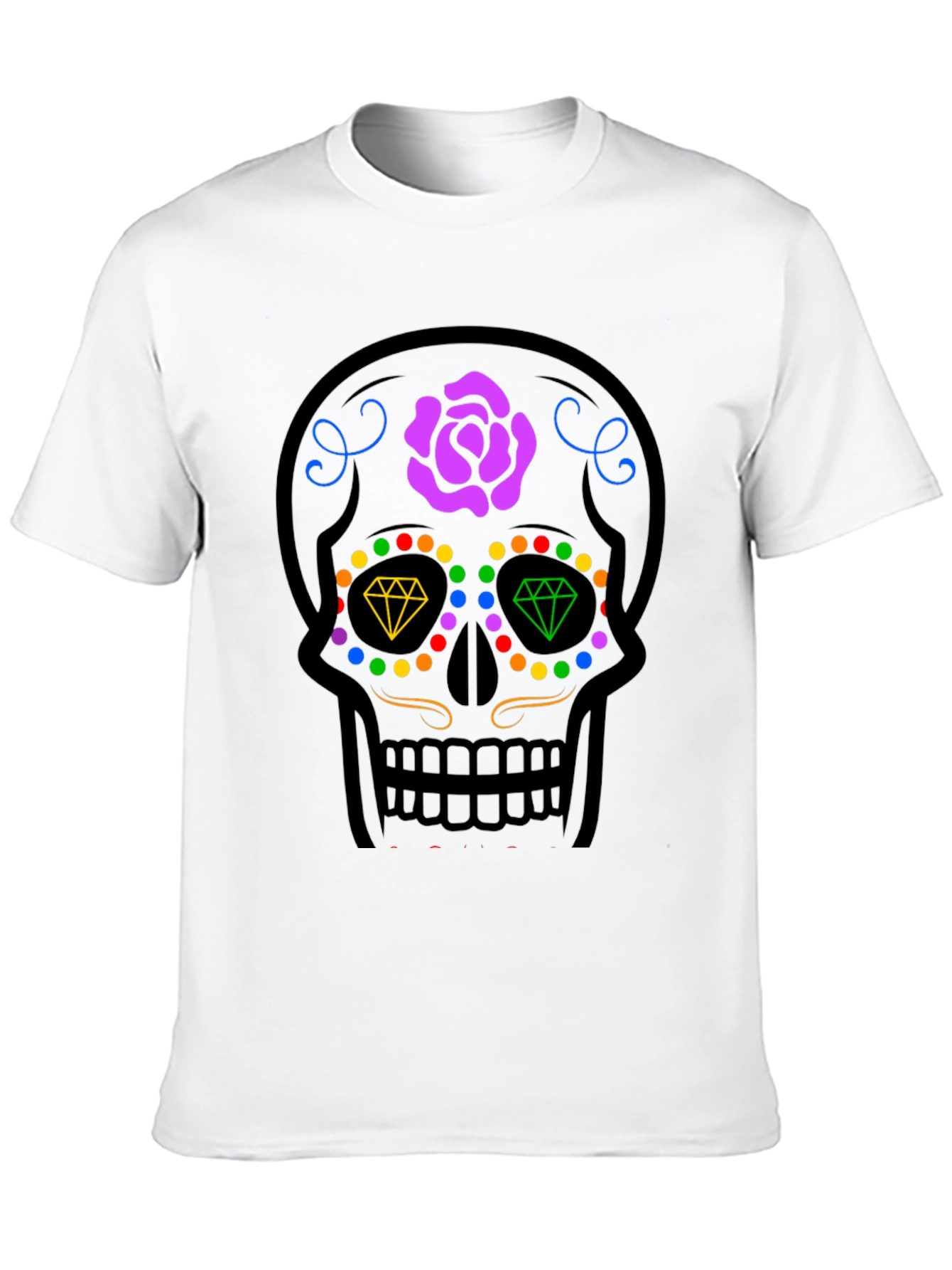 Sugar Skull Graphic Tee - Day of the Dead