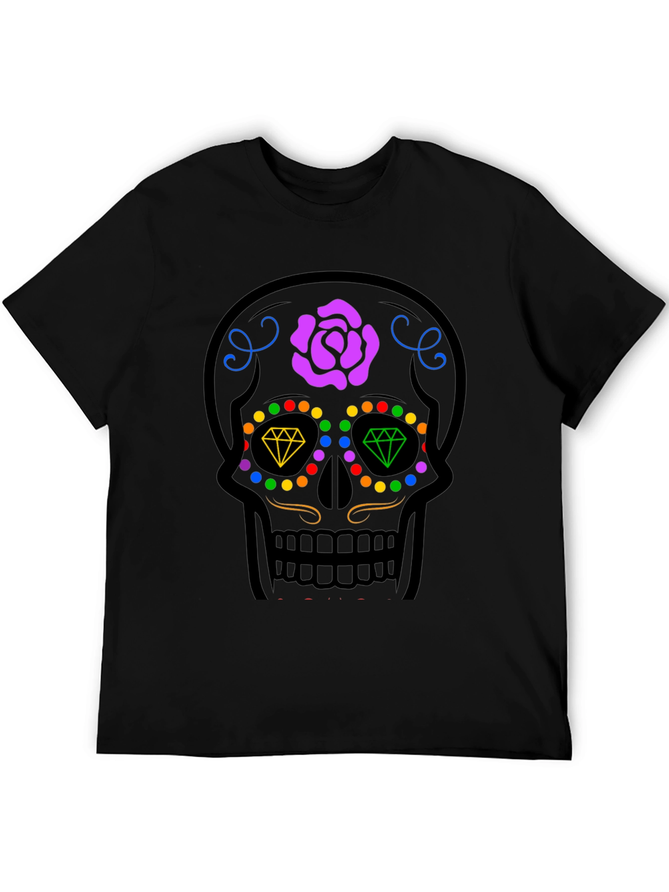Sugar Skull Graphic Tee - Day of the Dead
