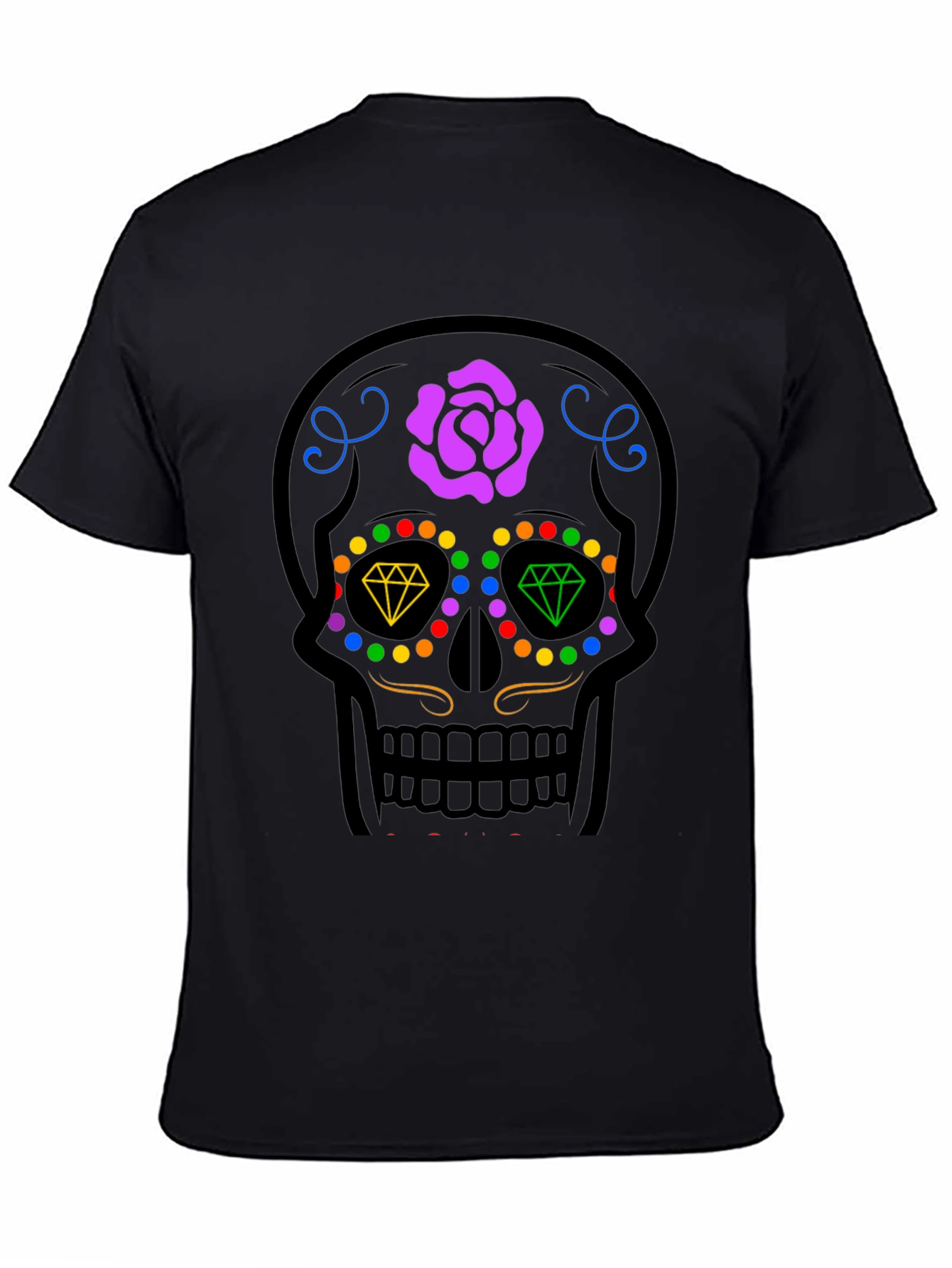 Sugar Skull Graphic Tee - Day of the Dead