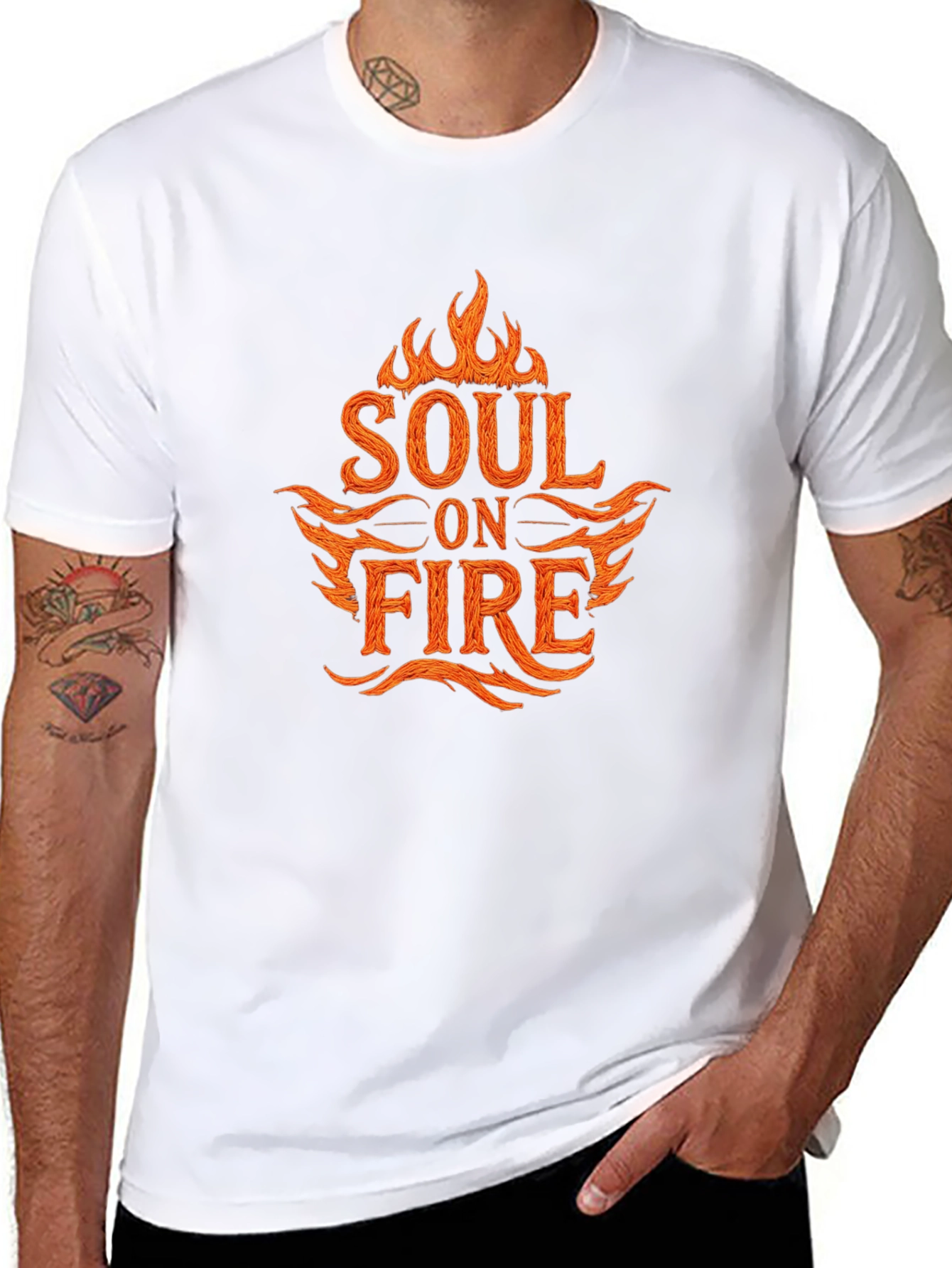 Soul on Fire Graphic T-Shirt - Black