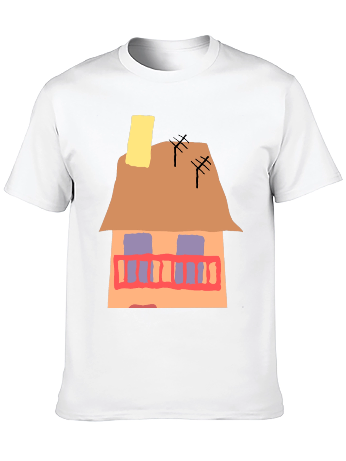 House Graphic T-Shirt - Unique Design
