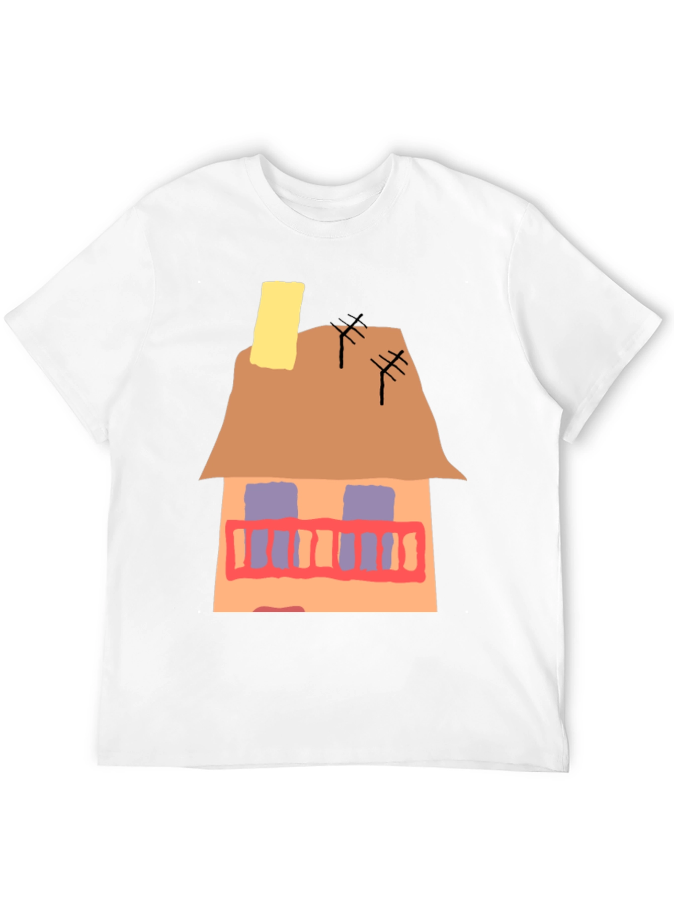House Graphic T-Shirt - Unique Design
