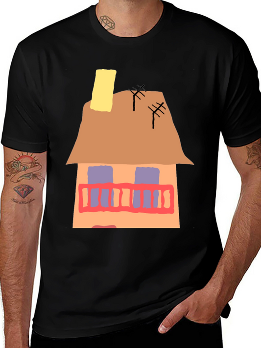 House Graphic T-Shirt - Unique Design