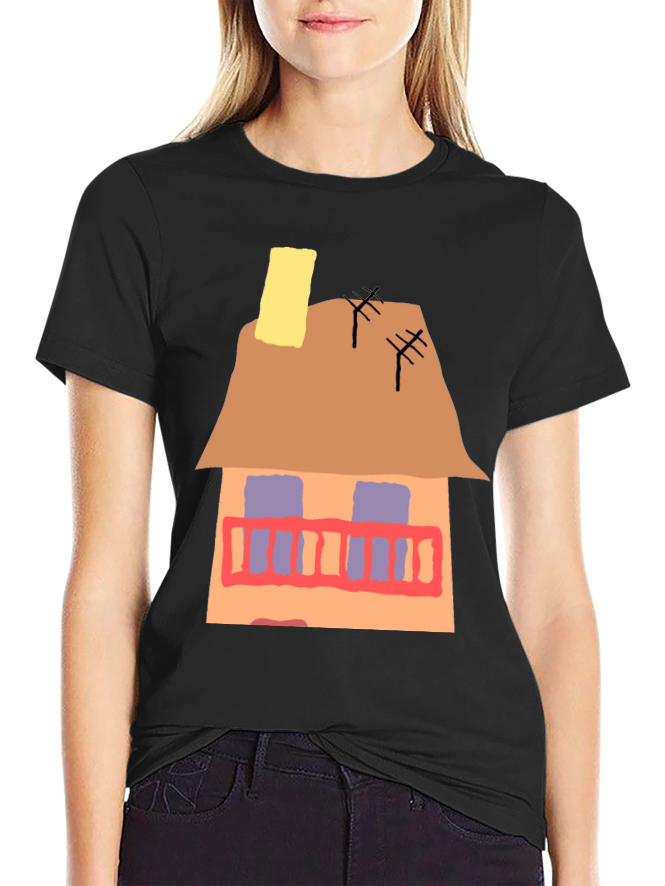House Graphic T-Shirt - Unique Design
