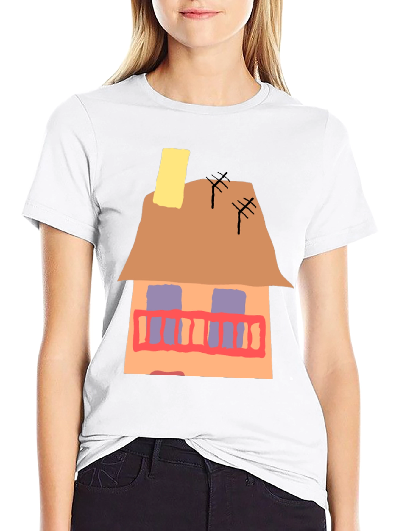 House Graphic T-Shirt - Unique Design