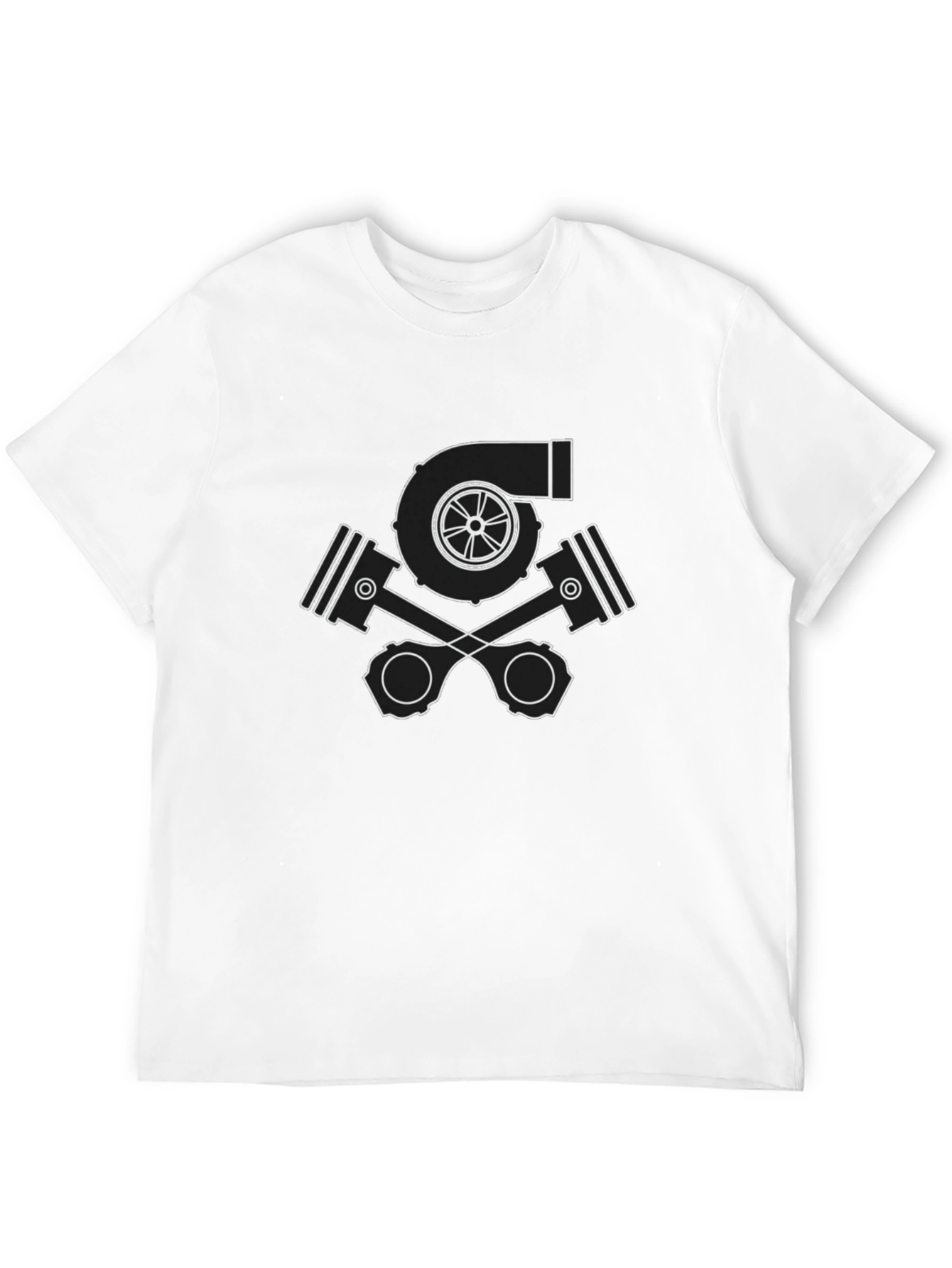 Turbo Pistons T-Shirt - Black Automotive Tee