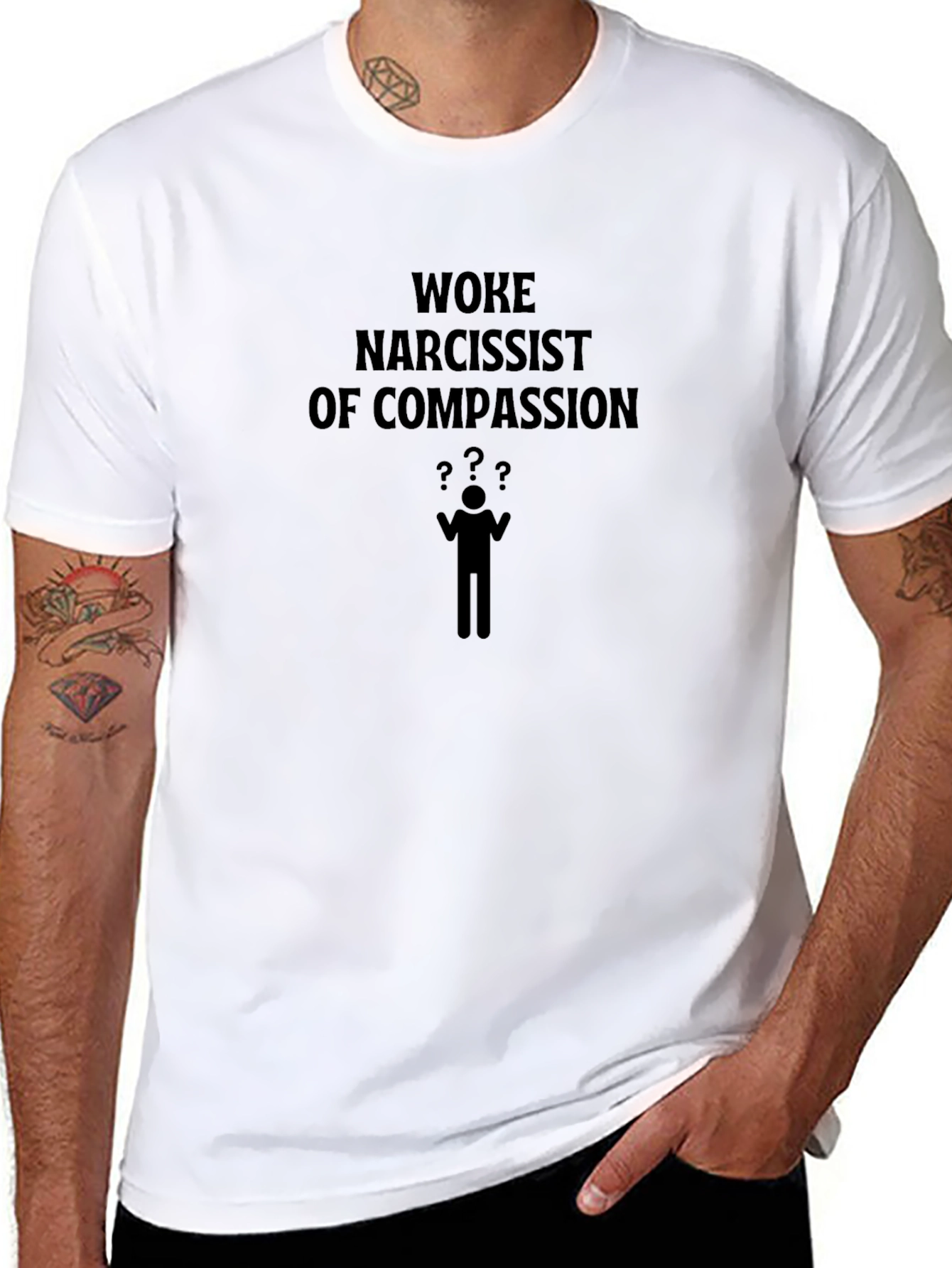 Woke Narcissist of Compassion Graphic Tee