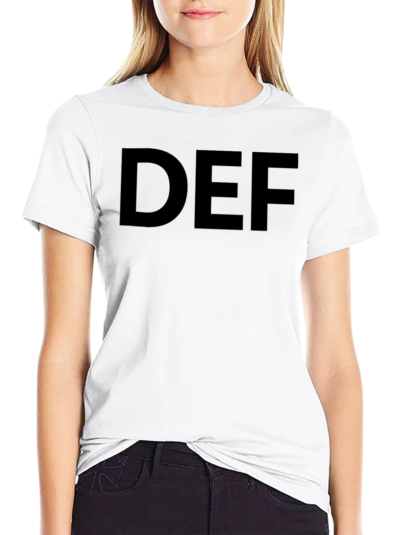 Mens Black Graphic T-Shirt - DEF Design