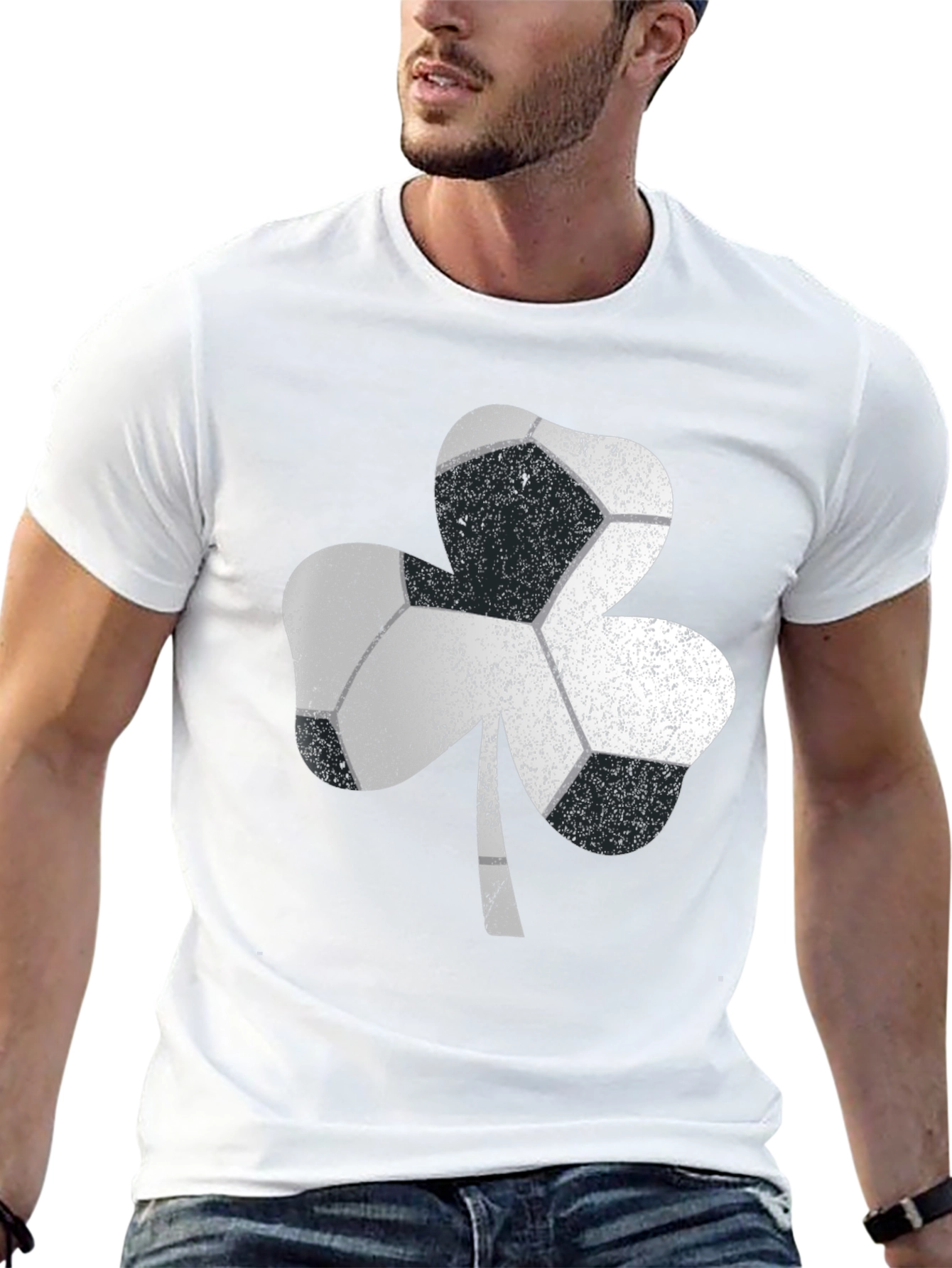 Soccer Shamrock T-Shirt - Lucky St. Patricks Day Tee
