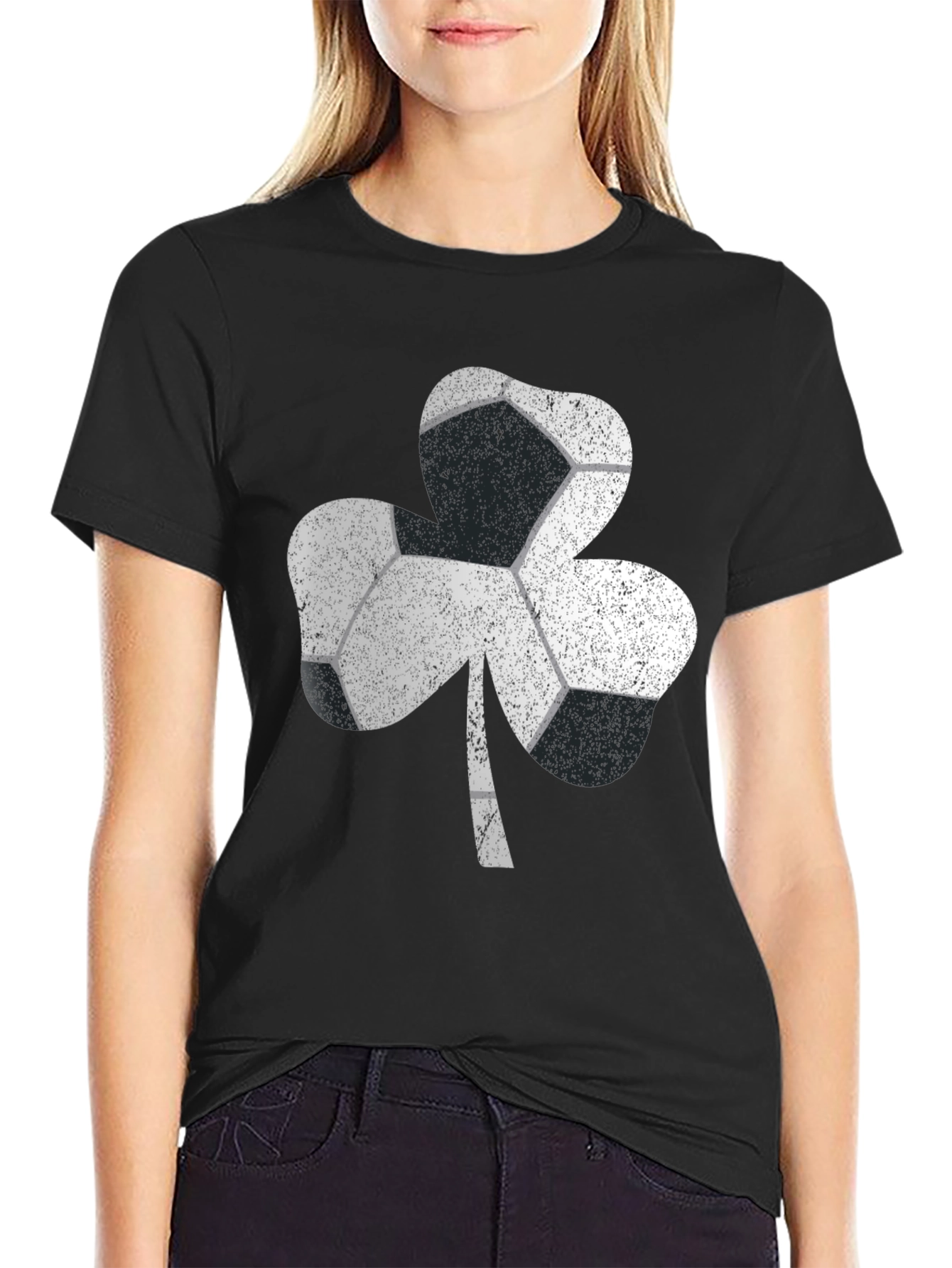 Soccer Shamrock T-Shirt - Lucky St. Patricks Day Tee