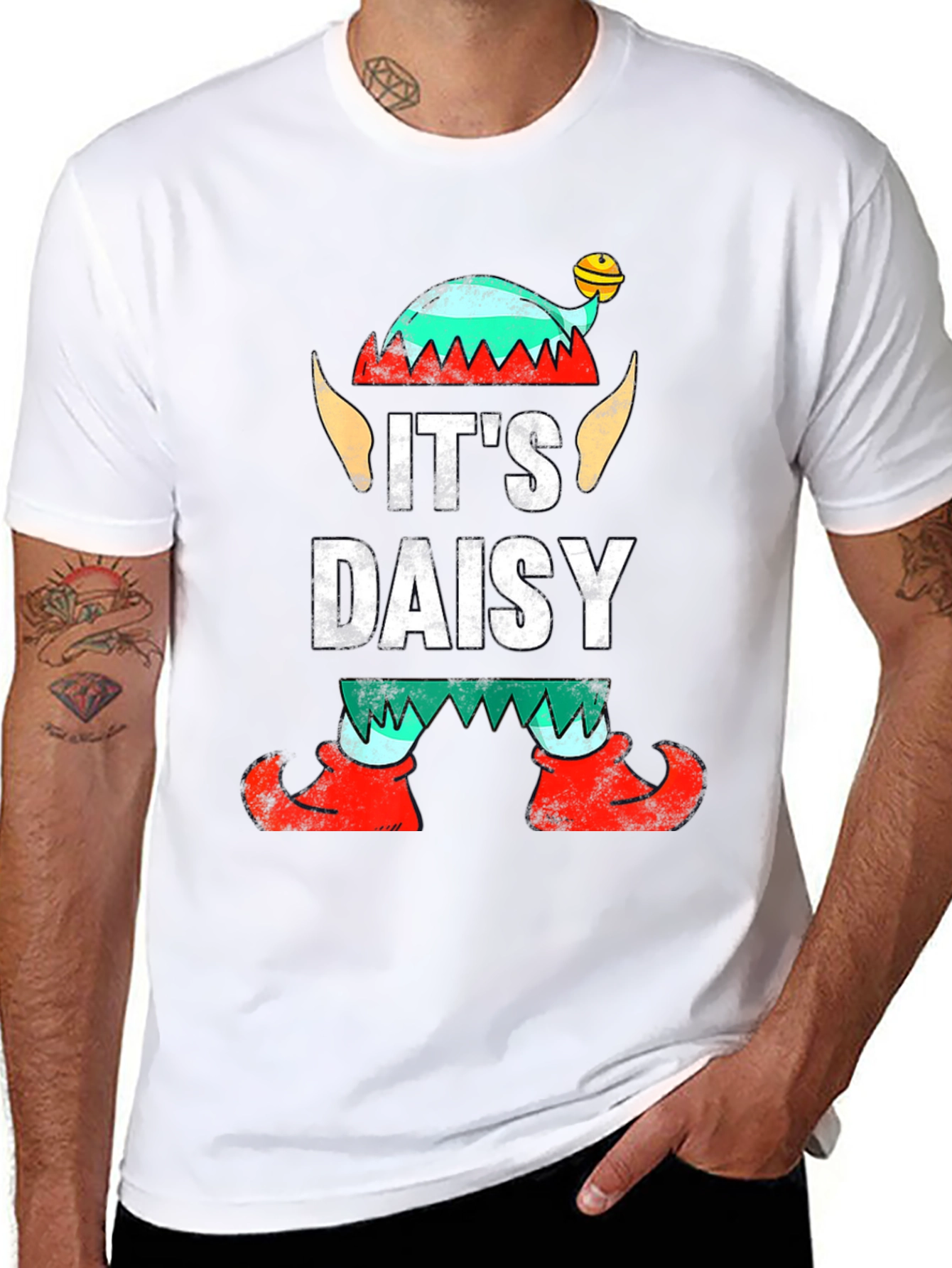 Its Daisy Elf Christmas T-Shirt