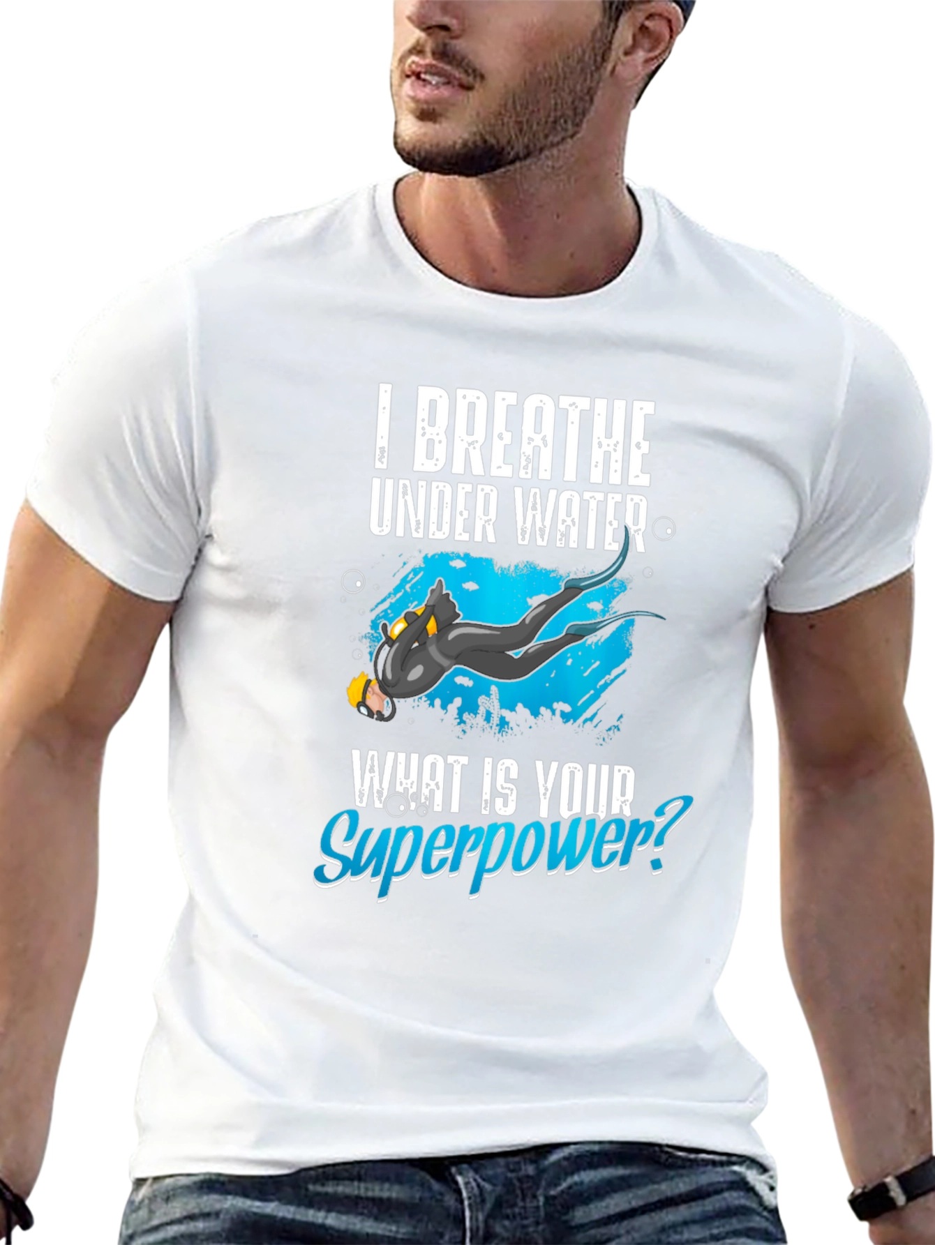 I Breathe Underwater Graphic Tee