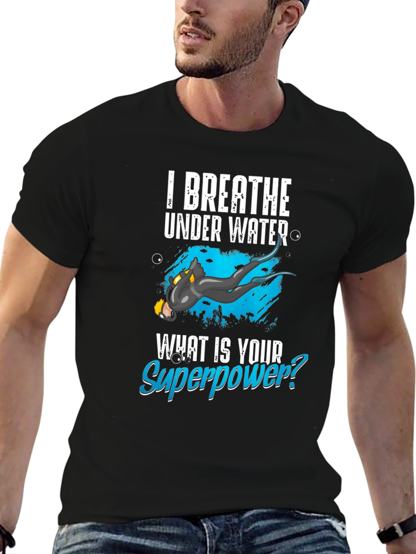 I Breathe Underwater Graphic Tee
