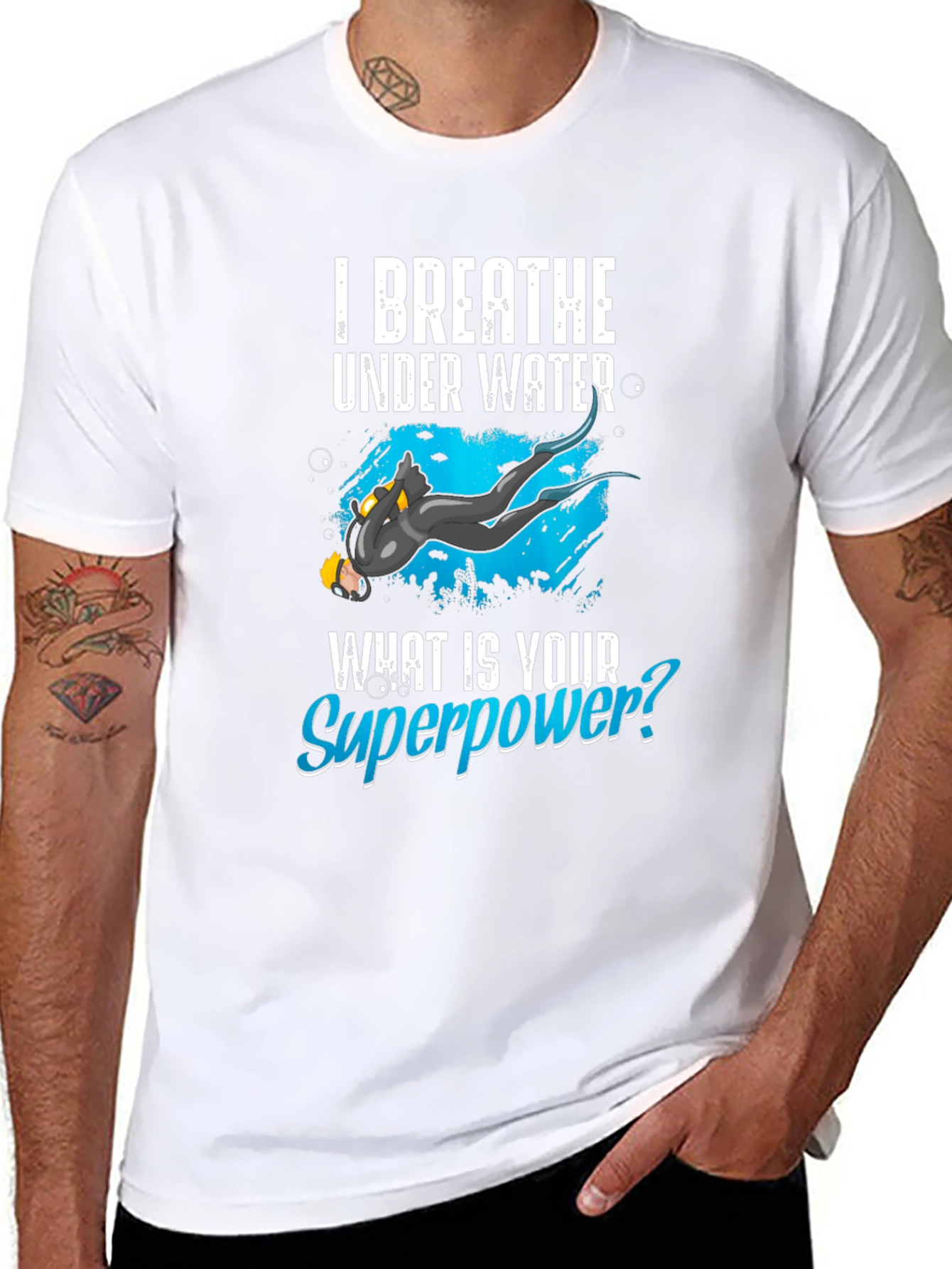 I Breathe Underwater Graphic Tee
