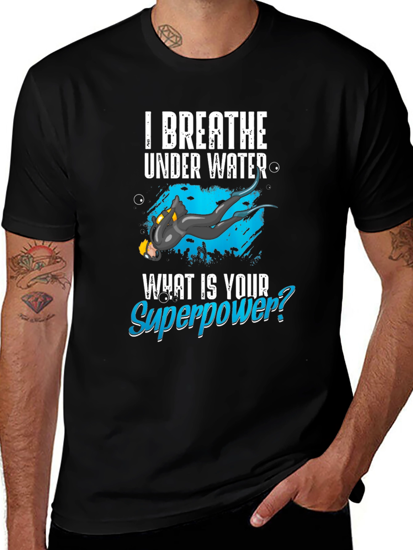 I Breathe Underwater Graphic Tee