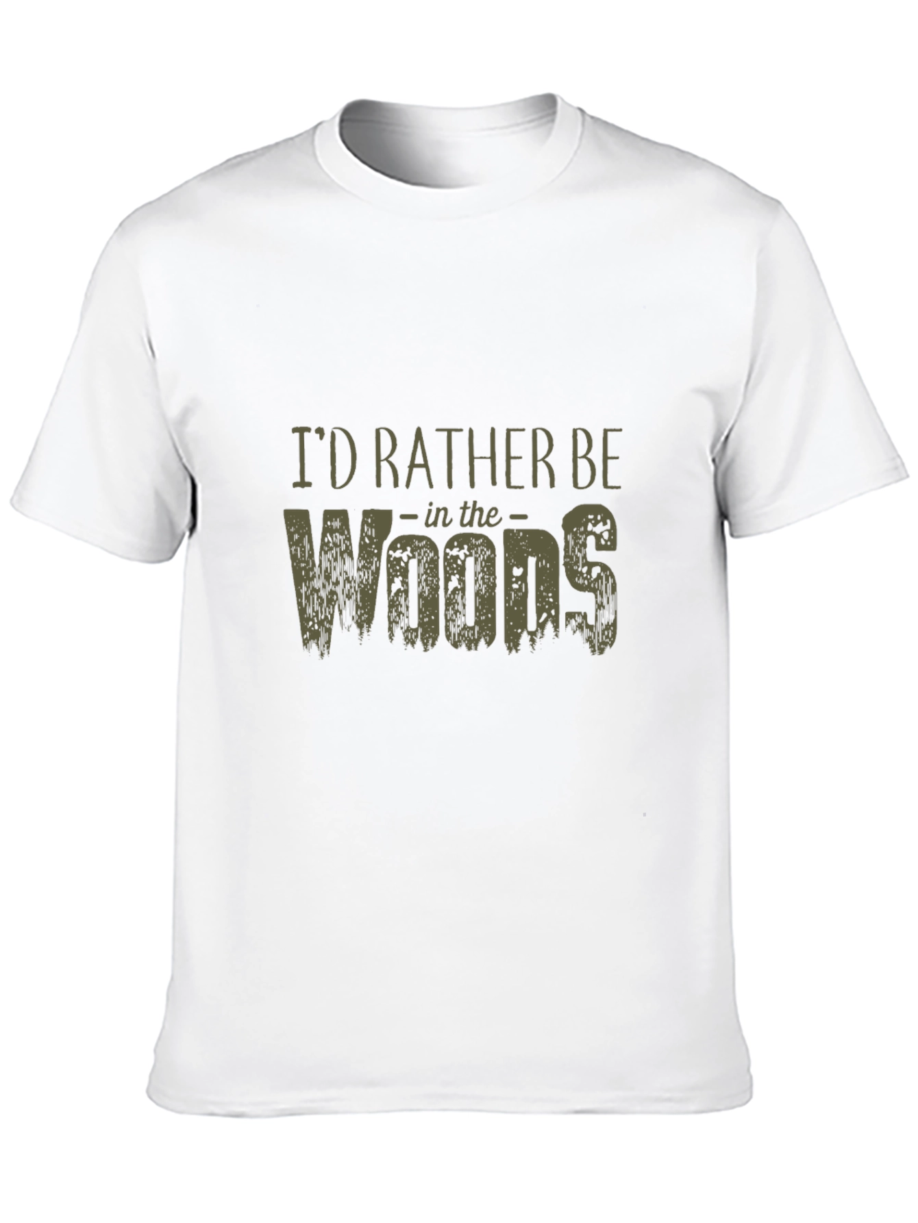 Id Rather Be In The Woods Graphic T-Shirt