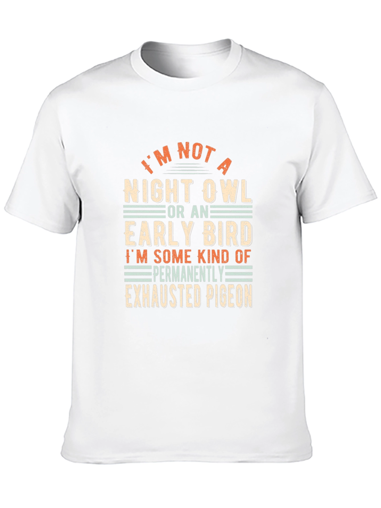 Exhausted Pigeon T-Shirt - Funny Graphic Tee