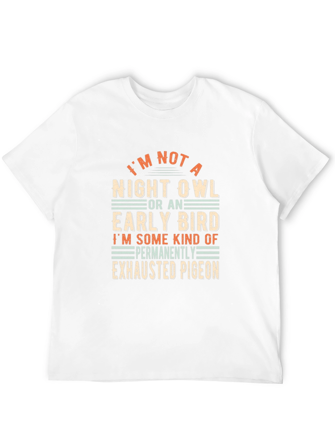 Exhausted Pigeon T-Shirt - Funny Graphic Tee