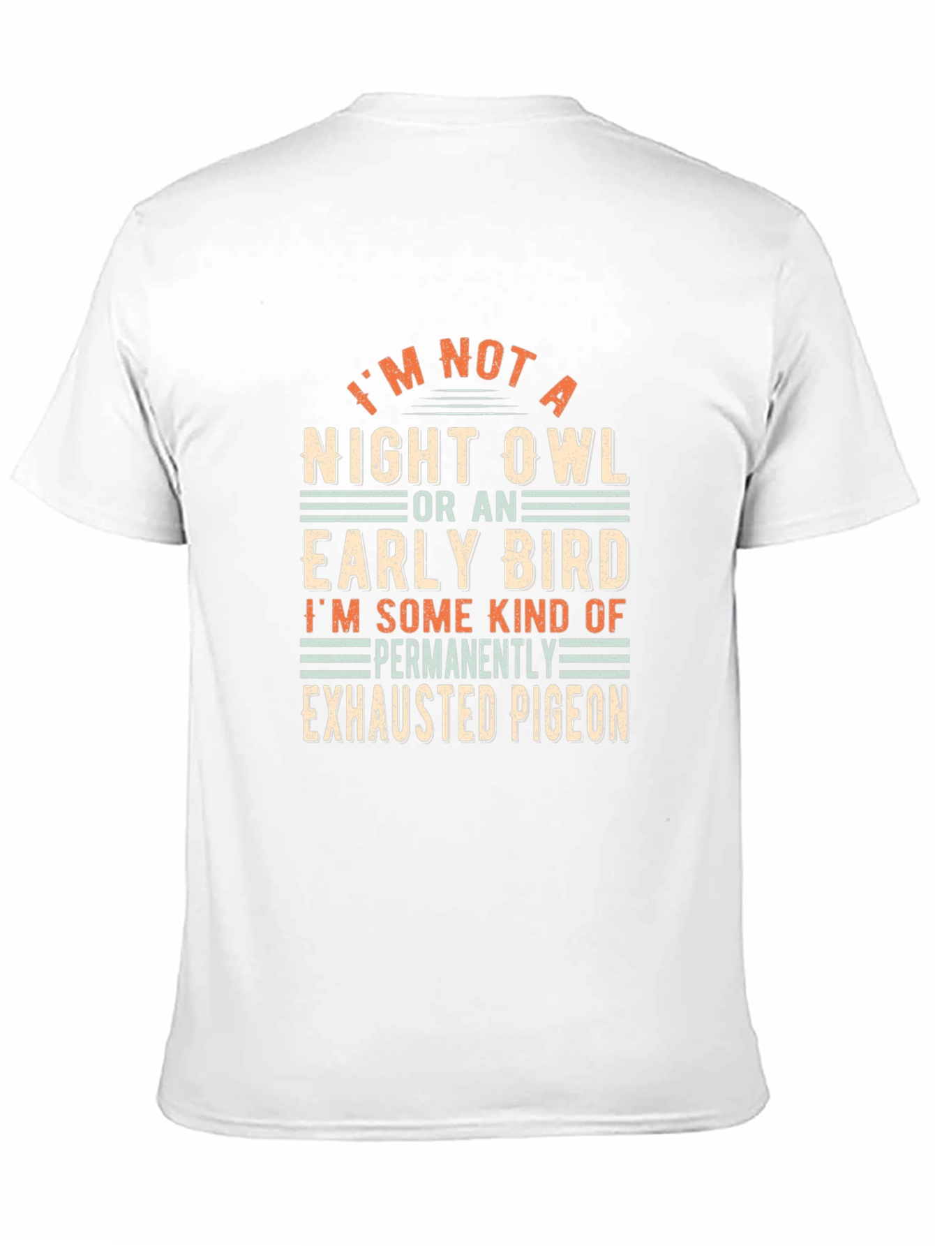 Exhausted Pigeon T-Shirt - Funny Graphic Tee