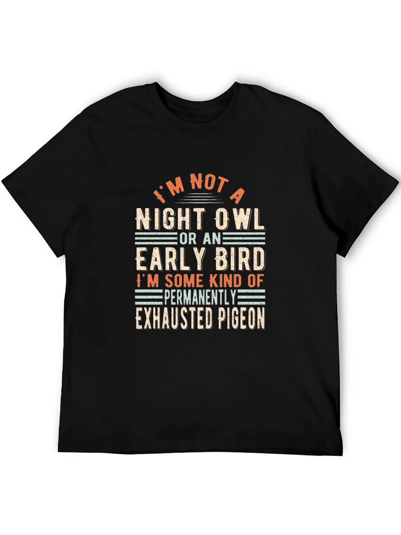 Exhausted Pigeon T-Shirt - Funny Graphic Tee