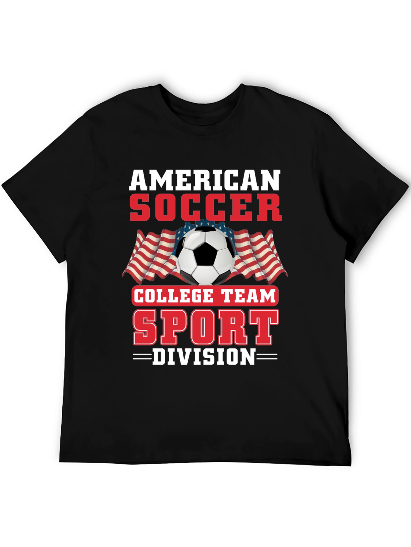 American Soccer College Team Division T-Shirt