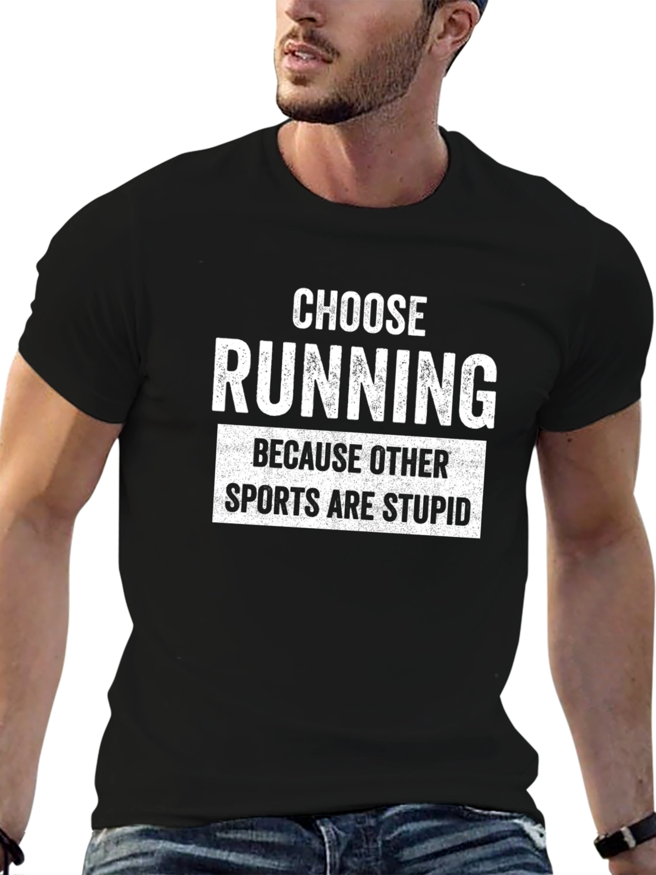 Choose Running T-Shirt - Funny Sports Tee